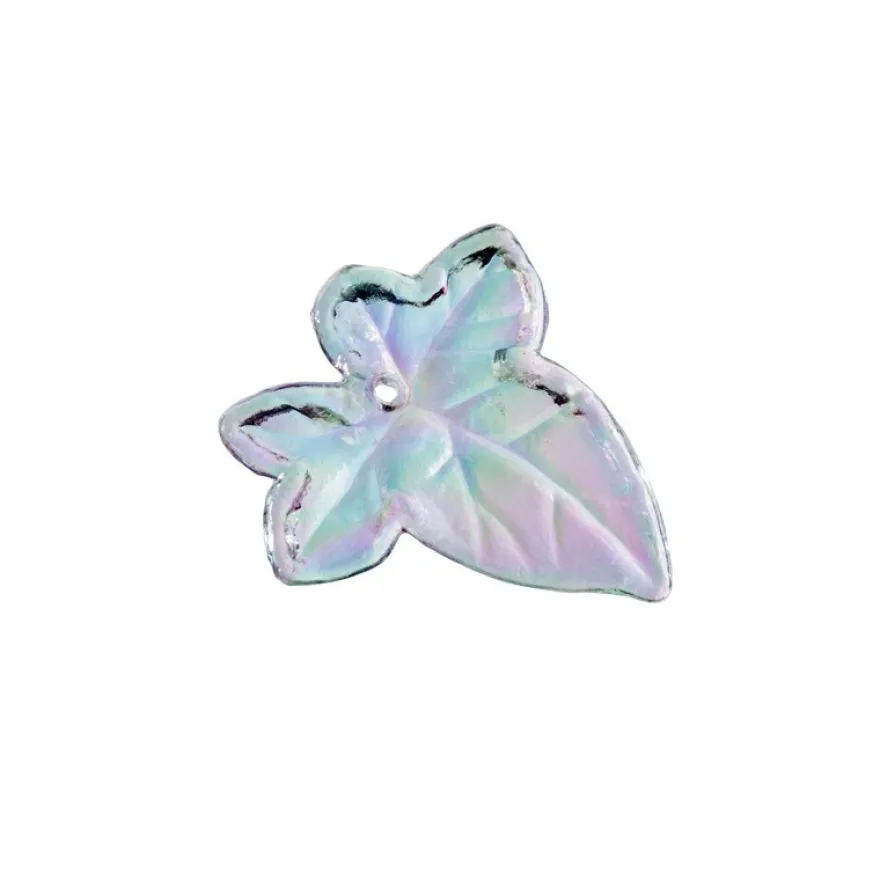 Acryl-Blatt-Ornamente, irisierend, 2-3 cm, 40 Stück