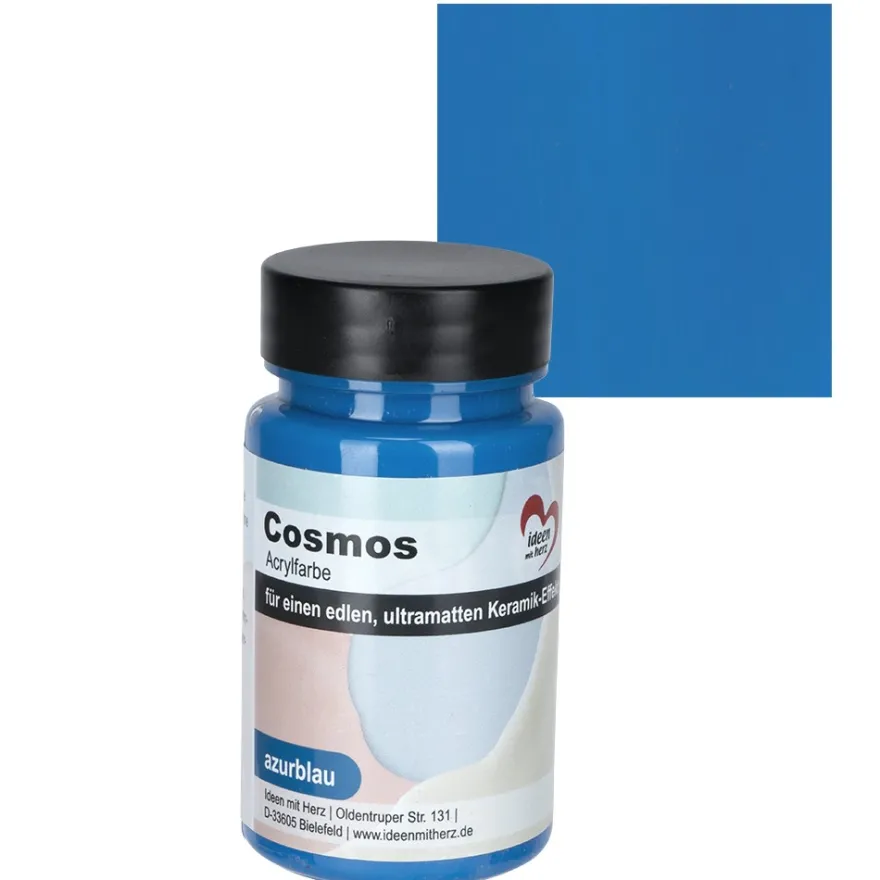 Acrylfarbe "Cosmos", azurblau, 90ml