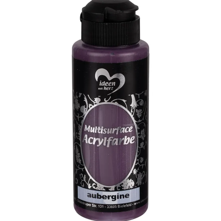 Acrylfarbe "Multisurface", aubergine, 120ml