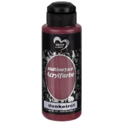 Acrylfarbe "Multisurface", dunkelrot, 120ml