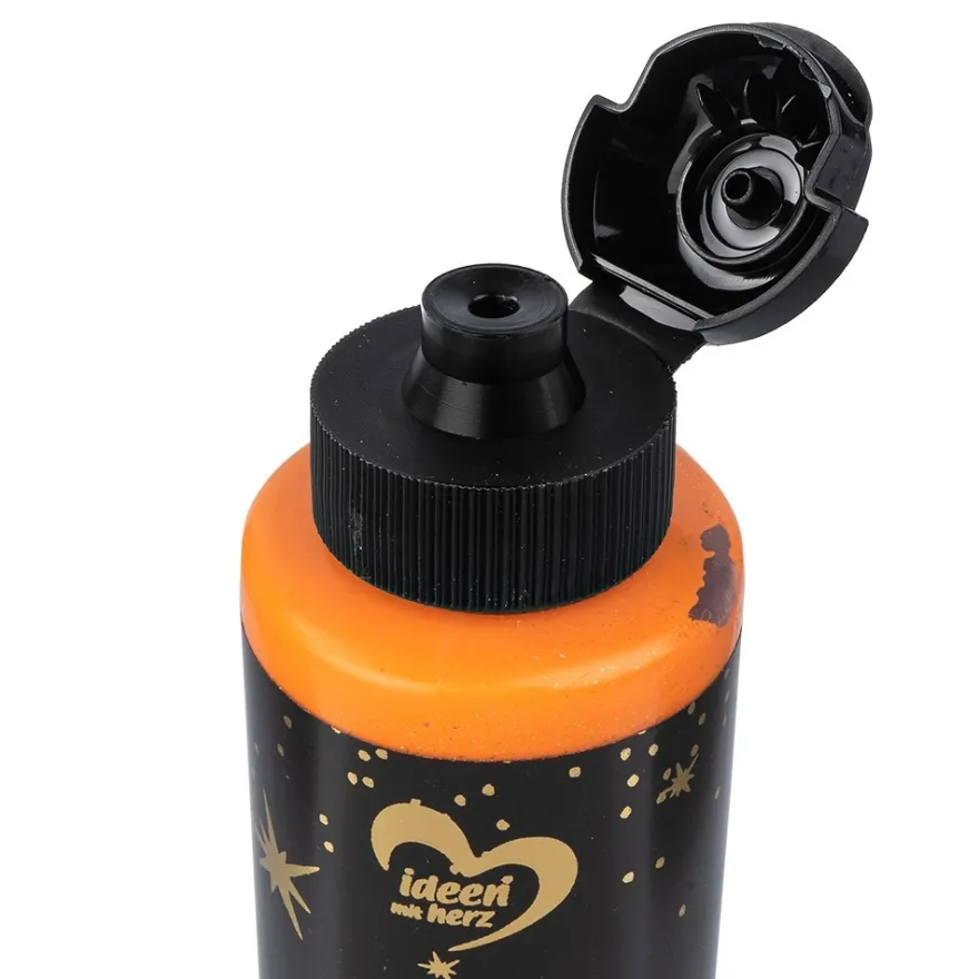 Acrylfarbe "Multisurface", Edelglitzer Gold, orange, 180ml
