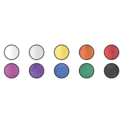Acrylfarben Easy Dotting, metallic, verschiedene Farben, 10 Flaschen à 30ml
