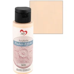 Acrylfarbe, Puder-Effekt, lachs, 70ml
