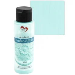 Acrylfarbe, Puder-Effekt, mint, 70ml