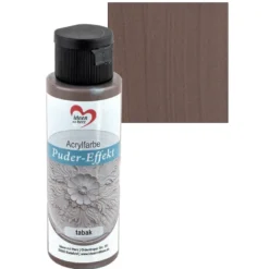 Acrylfarbe, Puder-Effekt, tabak, 70ml