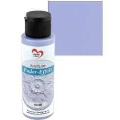 Acrylfarbe, Puder-Effekt, violett, 70ml