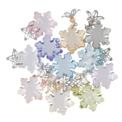 Acrylglas-Anhänger mit Perlenkappe, Design 4, 4cm x 2,7cm, 11 verschiedene Farben, 20 Stück