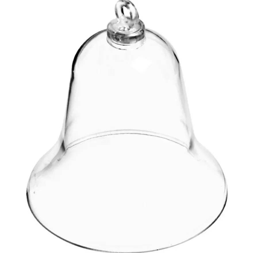 Acryl-Glocke ohne Schlegel, Ø 6,5 cm, 5er Set
