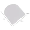Acrylplatten, in Bogenform, 1,8mm stark, weiß transluzent, 2 Stück