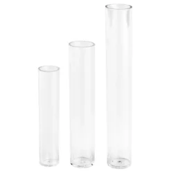 Acryl-Reagenzgläser, 3 Größen, 30er Set