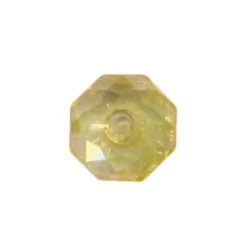 Acryl-Ronden, facettiert, 1 x 1 cm, 50 Stück, topaz