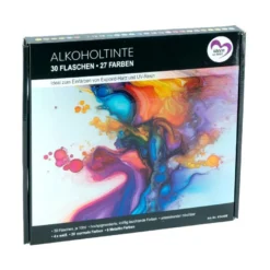 Alkoholtinte, 30 Flaschen/27 Farben, je 10ml
