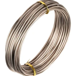 Alu-Draht, 10m lang, Ø 2mm, braun