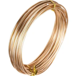 Alu-Draht, 10m lang, Ø 2mm, kupfer