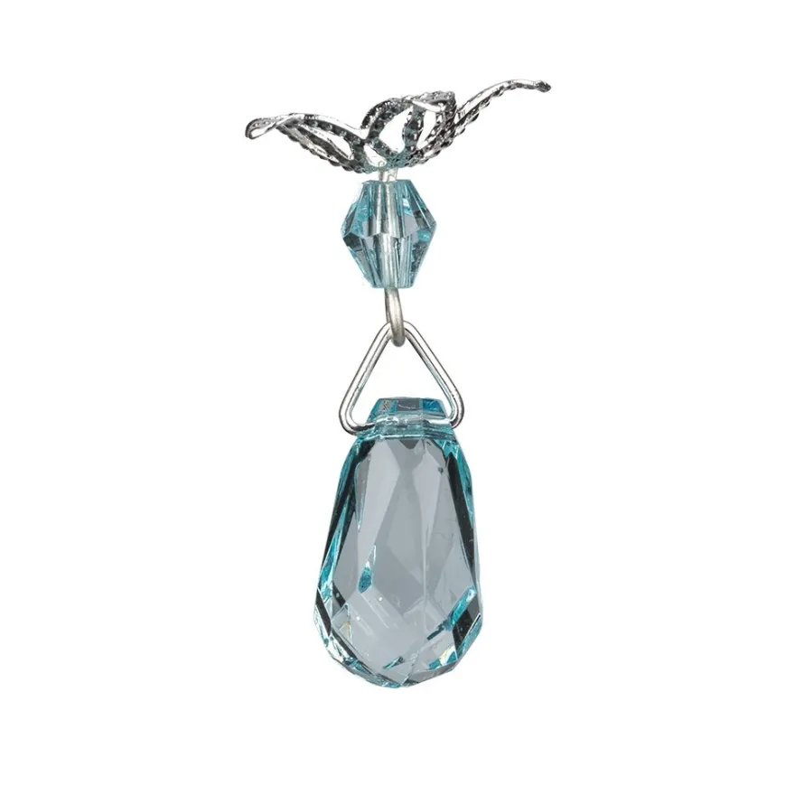 Anhänger mit Perlenkappe, Design 8, 3,4cm x 0,9cm, facettiert, 8 verschiedene Farben, 20 Stück