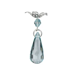 Anhänger mit Perlenkappe, Design 6, 3,9cm x 1,1cm, facettiert, 8 verschiedene Farben, 20 Stück