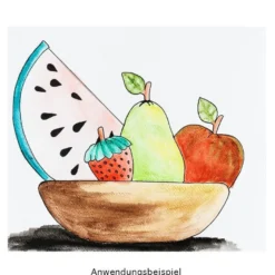 Aquarell-Block, DIN A4, 20 Blätter, 300 g/m², weiß