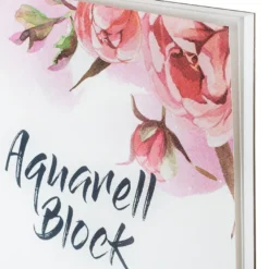 Aquarell-Block, DIN A4, 20 Blätter, 300 g/m², weiß