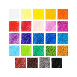 Aquarell-Buntstifte, 24 Farben, wasservermalbar, 24 Stück