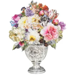 Aqua-Transfermotive, Nostalgie-Blumenvasen 2, DIN A4, farbig, 5 Bogen