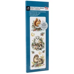 Aqua-Transfers Deluxe, Herbst- und Winterzeit, 10cm x 30cm, farbig, 10 Bogen