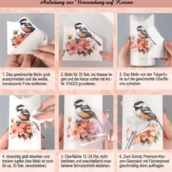Aqua-Transfers Deluxe, Herbst- und Winterzeit, 10cm x 30cm, farbig, 10 Bogen