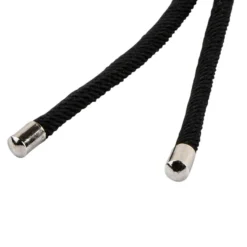 Armbänder mit Schiebeverschlüssen, 12cm lang, Ø 3mm, 2x silbergrau, 2x schwarz