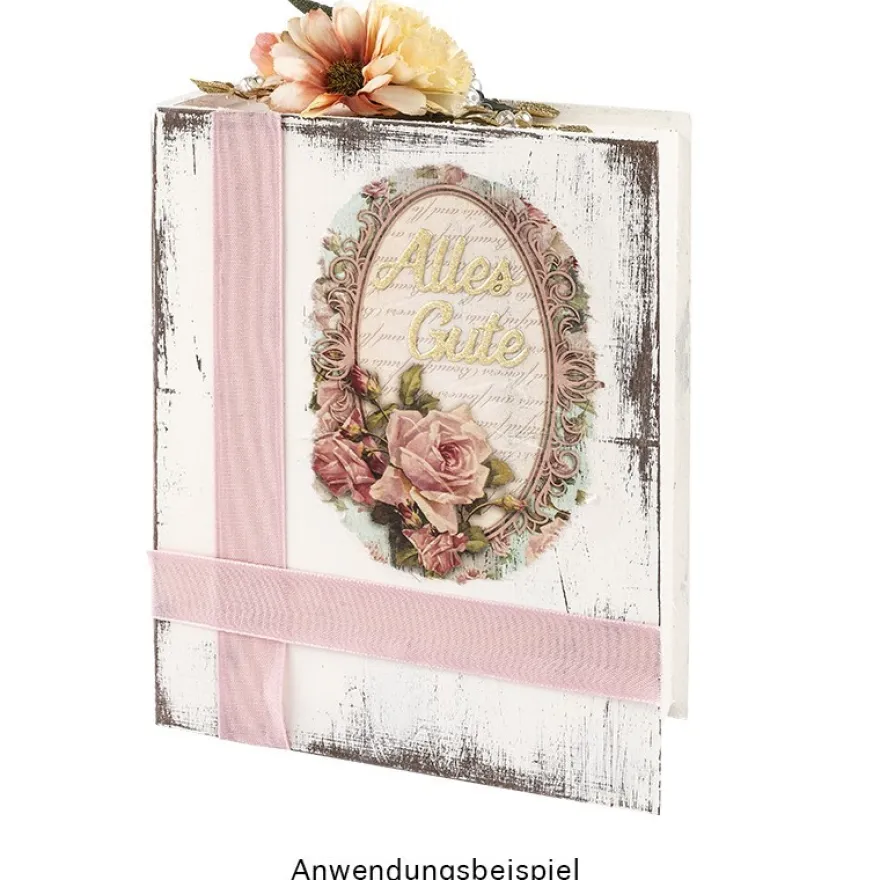 Aufbewahrungsboxen, Holz, Bücher, 3 verschiedene Größen, 3 Stück