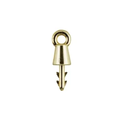 Aufhänger/Ösen, 3cm, goldfarben, 30 Stück,