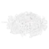 Aufhänger, Ösen, Ø 7mm, 1,6cm lang, weiß-transparent, 100 Stück