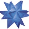 Aurelio Stern Set, transparent, 20cm x 20cm, 33 Blatt, blau