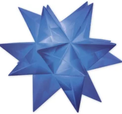 Aurelio Stern Set, transparent, 20cm x 20cm, 33 Blatt, blau
