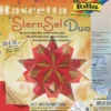 Bascetta Stern Set, DuoDesign, 20x20cm, 32 Blatt, rot/gold
