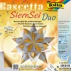 Bascetta Stern Set, DuoDesign, 15x15cm, 32 Blatt, gold/silber