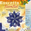 Bascetta Stern Set, DuoDesign, 15x15cm, 32 Blatt, silber/blau