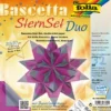 Bascetta Stern Set, DuoDesign, 15x15cm, 32 Blatt, violett/silber