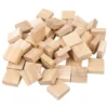 Bastelklötzchen, 2,3cm x 2,3cm x 0,8cm, glatt geschliffen, 50 Stück