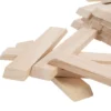 Bastelklötzchen, mit Gehrungsschnitt 1, 16cm x 2,3cm x 0,8cm, glatt geschliffen, 40 Stück