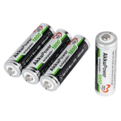 Batterien, AkkuPower, AA Mignon HR6, 1,2V, 1800 mAh, 4 Stück