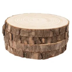 Baumscheiben, Ø 13cm bis 14cm, 1,5cm stark, 4 Stück