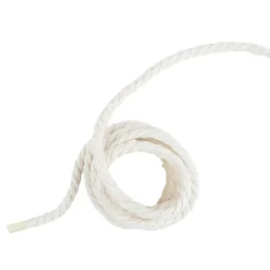 Baumwoll-Schnur, Ø 4,5mm, 10m lang, naturweiß