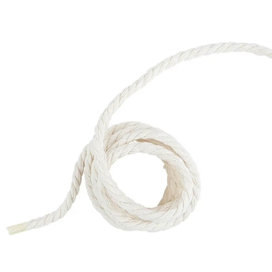 Baumwoll-Schnur, Ø 4,5mm, 10m lang, naturweiß