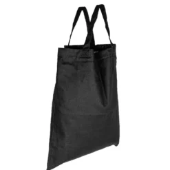 Baumwolltasche, 28cm x 32cm, kurze Henkel, schwarz