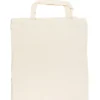 Baumwolltasche, 38cm x 42cm, kurze Henkel, natur