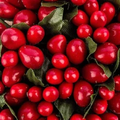 Beerenzweige, 11,5cm, rote Beeren, 12 Stück