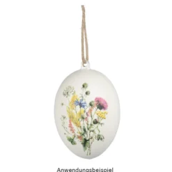 Befüllbare Eier, zum Aufhängen, 8,7cm x 5,8cm, transparent, 8 Stück