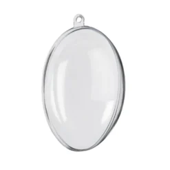 Befüllbare Eier, zum Aufhängen, 8,7cm x 5,8cm, transparent, 8 Stück