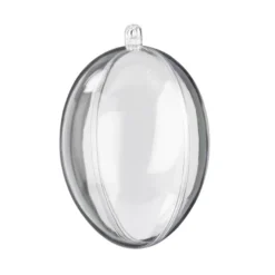 Befüllbare Eier, zum Aufhängen, 8,7cm x 5,8cm, transparent, 8 Stück