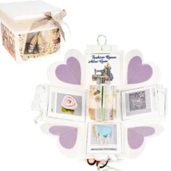Überraschungsbox, weiß, 12,5cm x 12,5cm x 12,5cm, 24-teilig