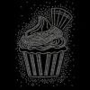 Bügelstrass-Design, DIN A4, Cupcake